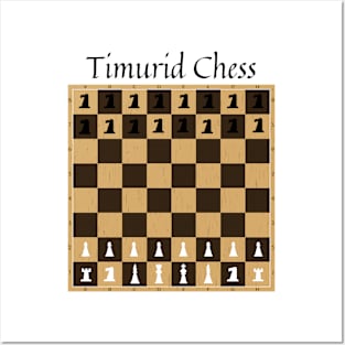 Timurid Chess Posters and Art